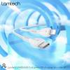 LAMTECH FAST CHARGING AND DATA CABLE TYPE-C TO LIGHTNING 1M 27W WHITE