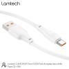 LAMTECH HIGH POWER CABLE USB TO TYPE-C 1M 100W WHITE