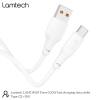 LAMTECH HIGH POWER CABLE USB TO TYPE-C 1M 100W WHITE