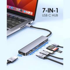 LAMTECH 7-IN-1 USB-C DOCKING STATION HUB PD100W