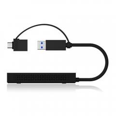 ICY BOX USB & TYPE-C TO DUAL HDMI SPLITTER