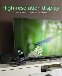 ICY BOX TABLET AND SMARTPHONE HOLDER UP TO 11' WITH 8IN1 DOCKING STATION