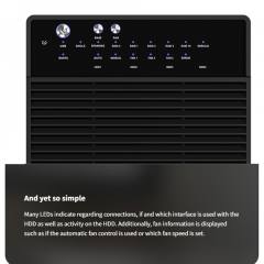 ICY BOX RAID ENCLOSURE USB 3.2 & eSATA HOST FOR 4xHDD WITH FAN