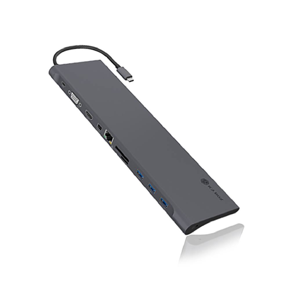 ICY BOX 11 IN 1 TYPE-C NOTEBOOK DOCKING STATION WITH TRIPLE VIDEO OUTPUT