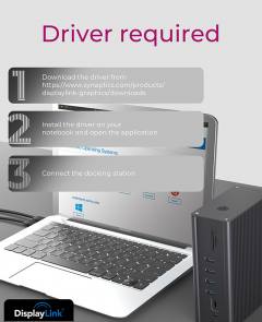 ICY BOX 14 IN 1 USB/TYPE-C DOCK WITH TRIPLE VIDEO OUTPUT