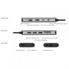 ICY BOX 12 IN 1 TYPE-C NOTEBOOK DOCKING STATION PD100W