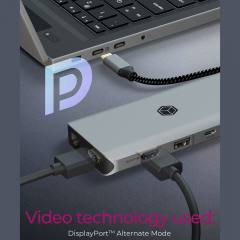 ICY BOX 12 IN 1 TYPE-C NOTEBOOK DOCKING STATION PD100W