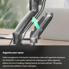 ICY BOX SINGLE MONITOR STAND FOR MONITORS UP TO 32' 2-9KG VESA MAX100X100