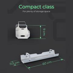 ICY BOX CABLE MANAGEMENT TRAY FOR DESKS WHITE