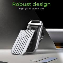 ICY BOX TYPE-C USB4 GEN3x2 M.2 NVMe SSD ENCLOSURE M-KEY SILVER