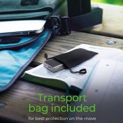 ICY BOX TYPE-C/USB 3.2 GEN2 TO PCIe NVMe/SATA SSD ENCLOSURE WITH WRITE PROTECTION