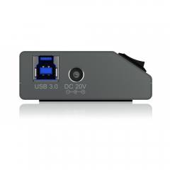 ICY BOX 7-PORT USB3.2 ALUMINIUM HUB WITH INDIVIDUAL ON/OFF SWITCHES, POWER SUPPLY AND CABLE 1M