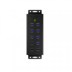 ICY BOX 7-PORT USB 3.2 HUB WITH 1xQC3.0 & 2xFAST CHARGE PORTS