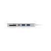 ICY BOX TYPE-C 3-PORT USB 3.2 HUB AND MULTI CARD READER SILVER