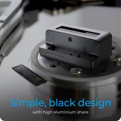 ICY BOX DOCKING & CLONE STATION FOR M.2 NVMe SSD & 2.5''/3.5'' SATA SSD/HDD