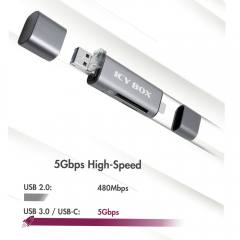 ICY BOX OTG USB 3.2 CARD READER