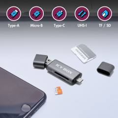 ICY BOX OTG USB 3.2 CARD READER