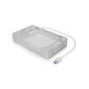 ICY BOX PLASTIC ENCLOSURE USB 3.2 ADAPTER FOR 2.5' & 3.5' SATA III WITH 8x CARD HOLDER