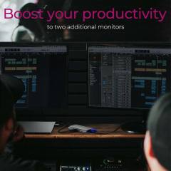 ICY BOX 10 IN 1 TYPE-C DOCK (HUB + HDMI + VGA + CARD READER + 3.5MM) PD100W