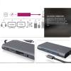 ICY BOX 10 IN 1 TYPE-C DOCK (HUB + HDMI + VGA + CARD READER + 3.5MM) PD100W