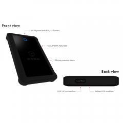 ICY BOX USB 3.2 EXTERNAL CASE FOR 2.5' SATA III HDD/SSD WITH SILICON SLEEVE
