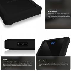 ICY BOX USB 3.2 EXTERNAL CASE FOR 2.5' SATA III HDD/SSD WITH SILICON SLEEVE