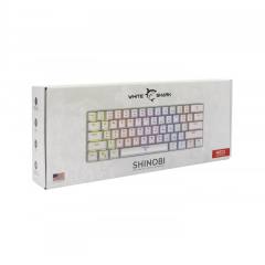 WHITE SHARK MECHANICAL KEYBOARD RED SWITCH GK-004211 WHITE