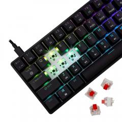 WHITE SHARK MECHANICAL KEYBOARD RED SWITCH GK-004111 BLACK