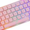 WHITE SHARK RGB GAMING MEMBRANE KEYBOARD RONIN PINK