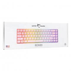 WHITE SHARK RGB GAMING MEMBRANE KEYBOARD RONIN PINK
