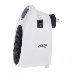 ADLER LED PORTABLE FAN HEATER 1500W WHITE