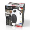 ADLER LED PORTABLE FAN HEATER 1500W WHITE