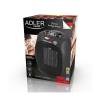 ADLER CERAMIC FAN HEATER 1500W BLACK