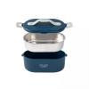 ADLER FOOD CONTAINER - HEATED - METAL CONTAINER BLUE