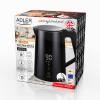 ADLER LED ELECTRIC KETTLE WITH TEMPERATURE CONTROL 1.7L STRIX BLACK