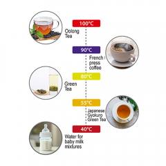 ADLER LED ELECTRIC KETTLE WITH TEMPERATURE CONTROL 1.7L STRIX BLACK