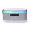 GEMBIRD DIGITAL ALARM CLOCK WITH SPEAKER AND WIRELESS CHARGING FUNCTION WHITE/LIGHT GREY