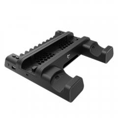 WHITE SHARK PS4 COOLING PAD & 2 CHARGING DOCK PS4-19076 BLACK
