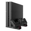WHITE SHARK PS4 COOLING PAD & 2 CHARGING DOCK PS4-19076 BLACK