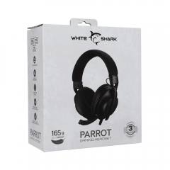 WHITE SHARK GAMING HEADSET GH-2440 FOR PC/PS4/PS5/XBOX/MAC BLACK