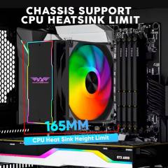 ARMAGGEDDON GAMING PC CASE WITH 3 ARGB FANS TRITRON PRO 300 BLACK