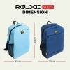 ARMAGGEDDON 15.6 LAPTOP ECO BACKPACK SEA BLUE-GREY