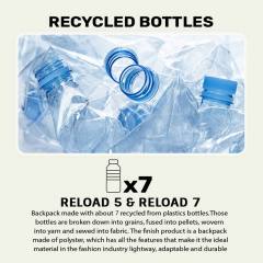 ARMAGGEDDON 15.6 LAPTOP ECO BACKPACK RED-BLACK