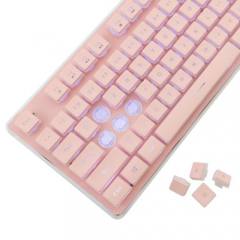WHITE SHARK LED KEYBOARD GK-003441 TACHI US LAYOUT PINK