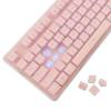 WHITE SHARK LED KEYBOARD GK-003441 TACHI US LAYOUT PINK