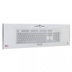 WHITE SHARK LED KEYBOARD GK-003241 TACHI US LAYOUT WHITE