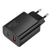 LAMTECH CHARGER USB QC3.0/TYPE-C 20W BLACK