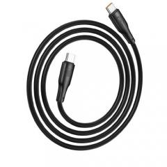 LAMTECH CHARGE AND DATA CABLE TYPE-C TO TYPE-C 60W 1M BLACK