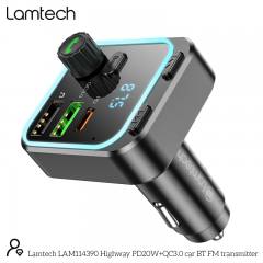 LAMTECH RGB BT5.0 FM TRANSMITTER QC3.0 PD20W