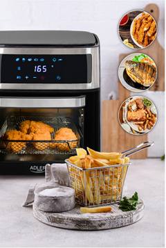 ADLER 8-IN-1 FAT-FREE OVEN 13LT